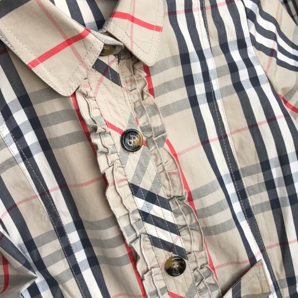 Authentic Burberry Girl's Dress 3T Toddler - Picture 2 of 8